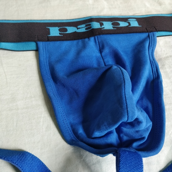 Papi M Jockstrap in Blue - Picture 2 of 4